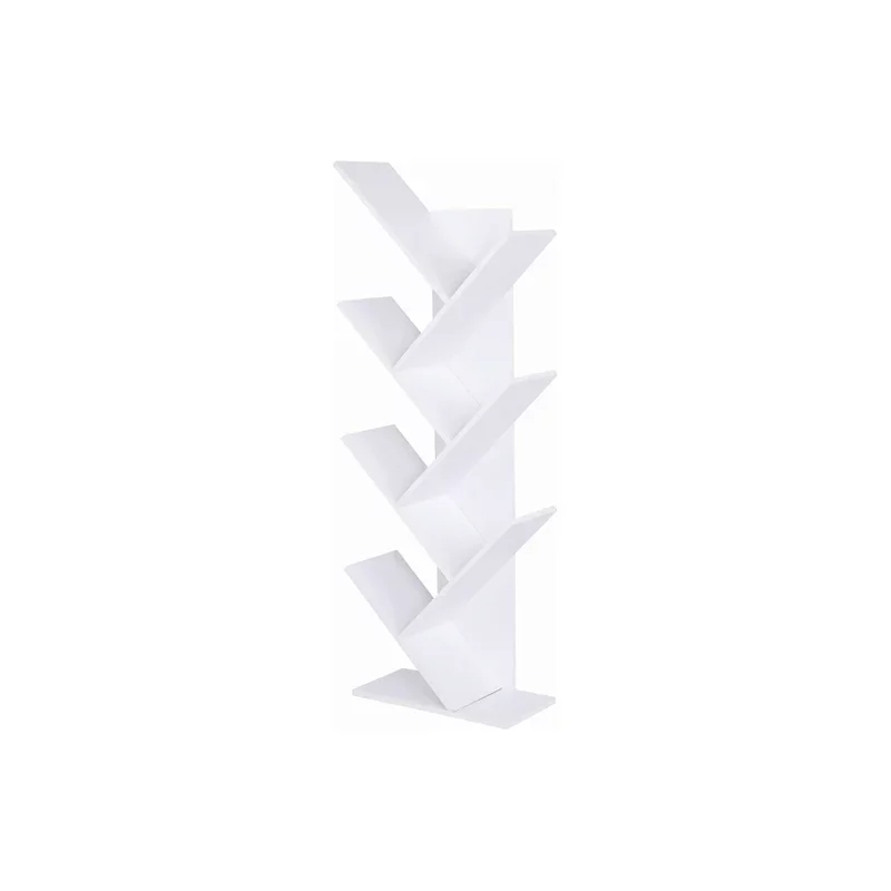 Biblioteca BAKI NEW TYP 2, alb, DTD laminat, 40x20x115 cm